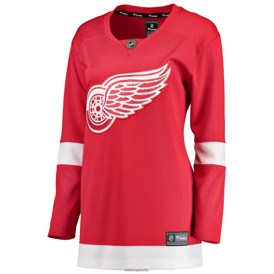 Frauen NHL Rotes Breakaway-Heimtrikot mit Fanatics-Logo der Detroit Red Wings Kleidung BF680T611