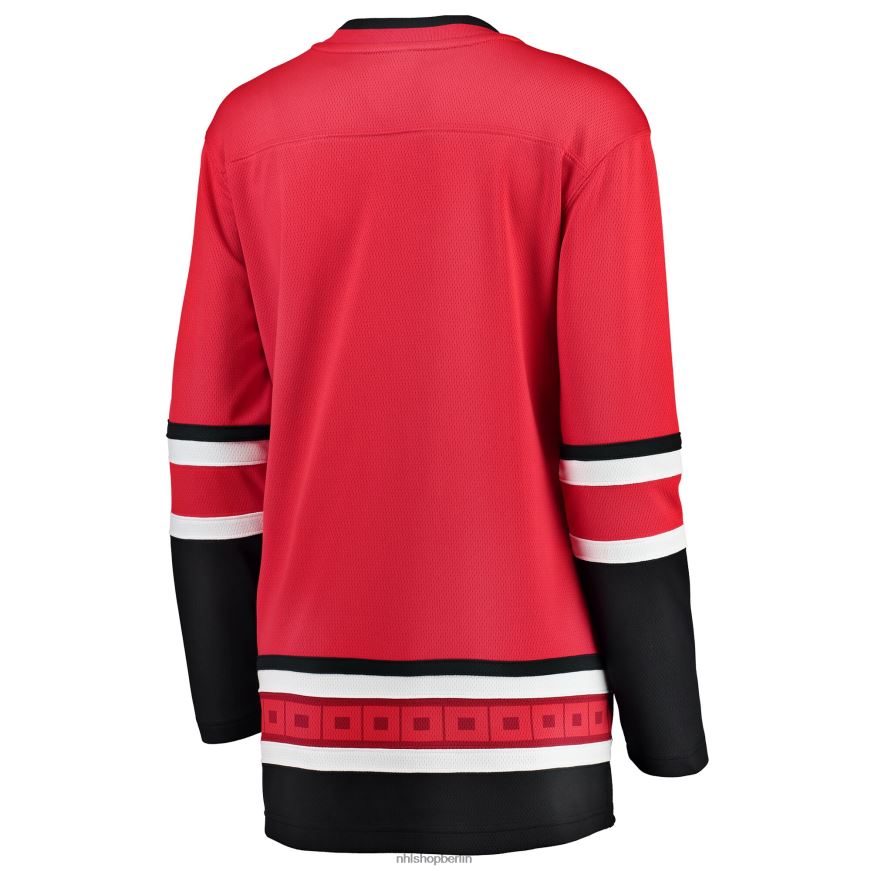 Frauen NHL Rotes Breakaway-Heimtrikot mit Fanatiker-Logo der Carolina Hurricanes Kleidung BF680T501