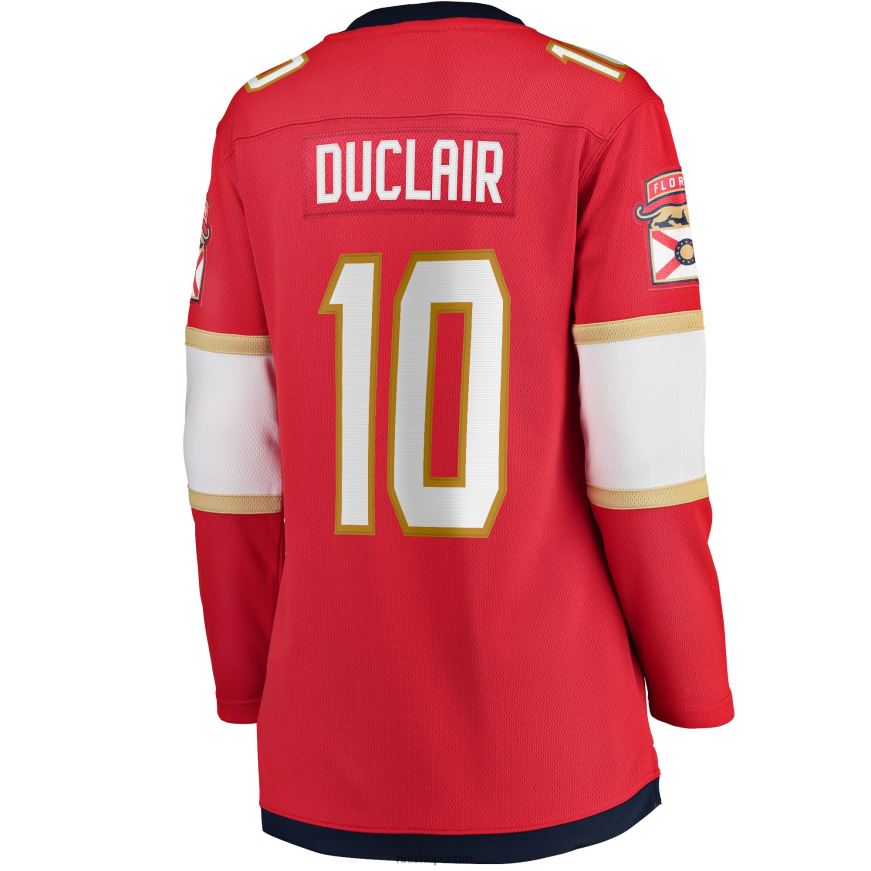 Frauen NHL Rotes Breakaway-Spielertrikot der Florida Panthers mit Fanatics-Logo von Anthony Duclair Kleidung BF680T1657