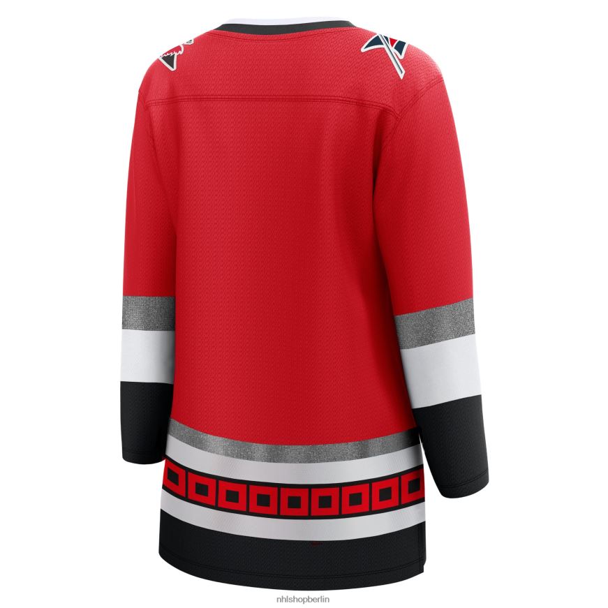 Frauen NHL Rotes Premier Breakaway-Trikot der Carolina Hurricanes Fanatics zum 25-jährigen Jubiläum Kleidung BF680T870