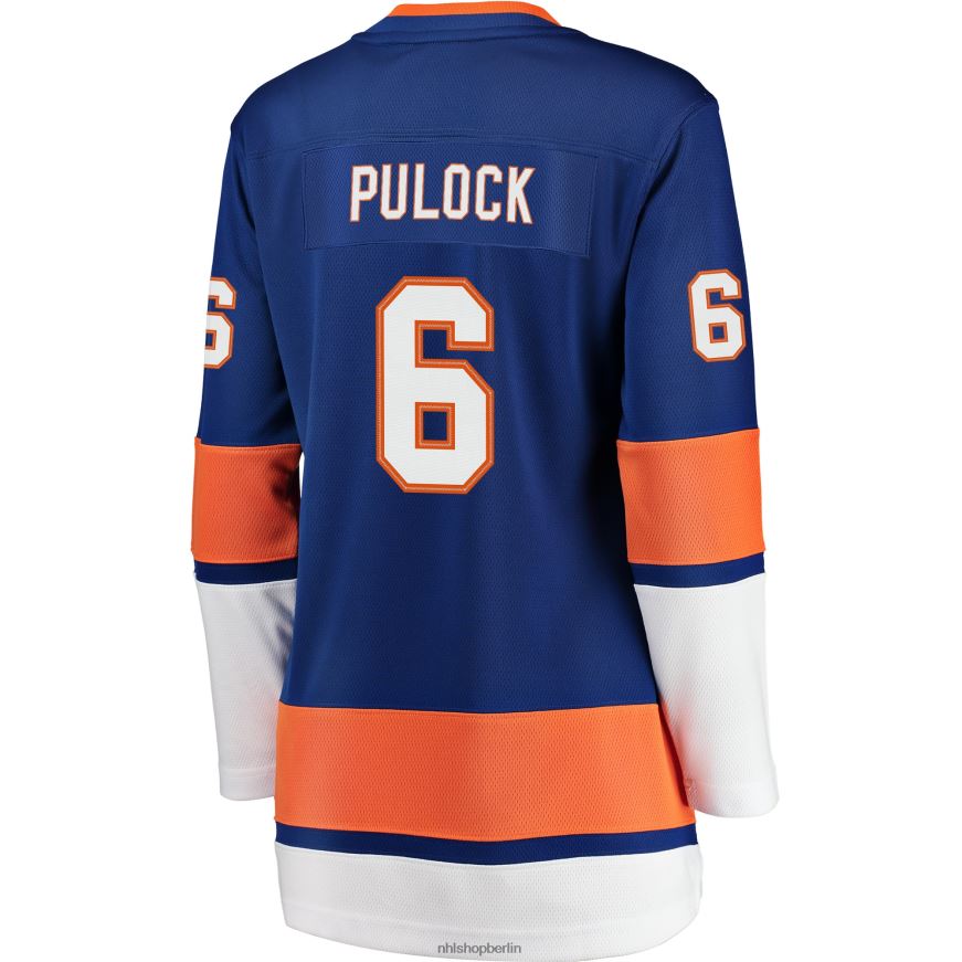 Frauen NHL Royal Breakaway-Spielertrikot der New York Islanders mit Fanatics-Logo von Ryan Pulock Kleidung BF680T1893