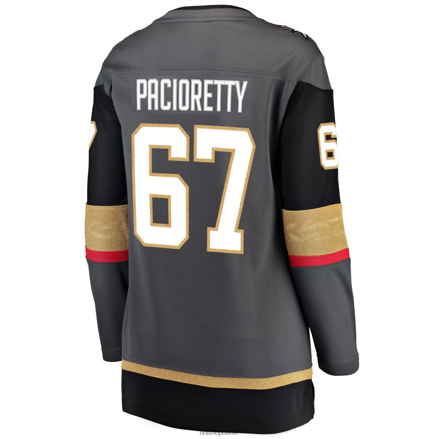 Frauen NHL Schwarzes Alternative-Breakaway-Spielertrikot der Vegas Golden Knights mit Fanatics-Logo der Max Pacioretty Kleidung BF680T2424