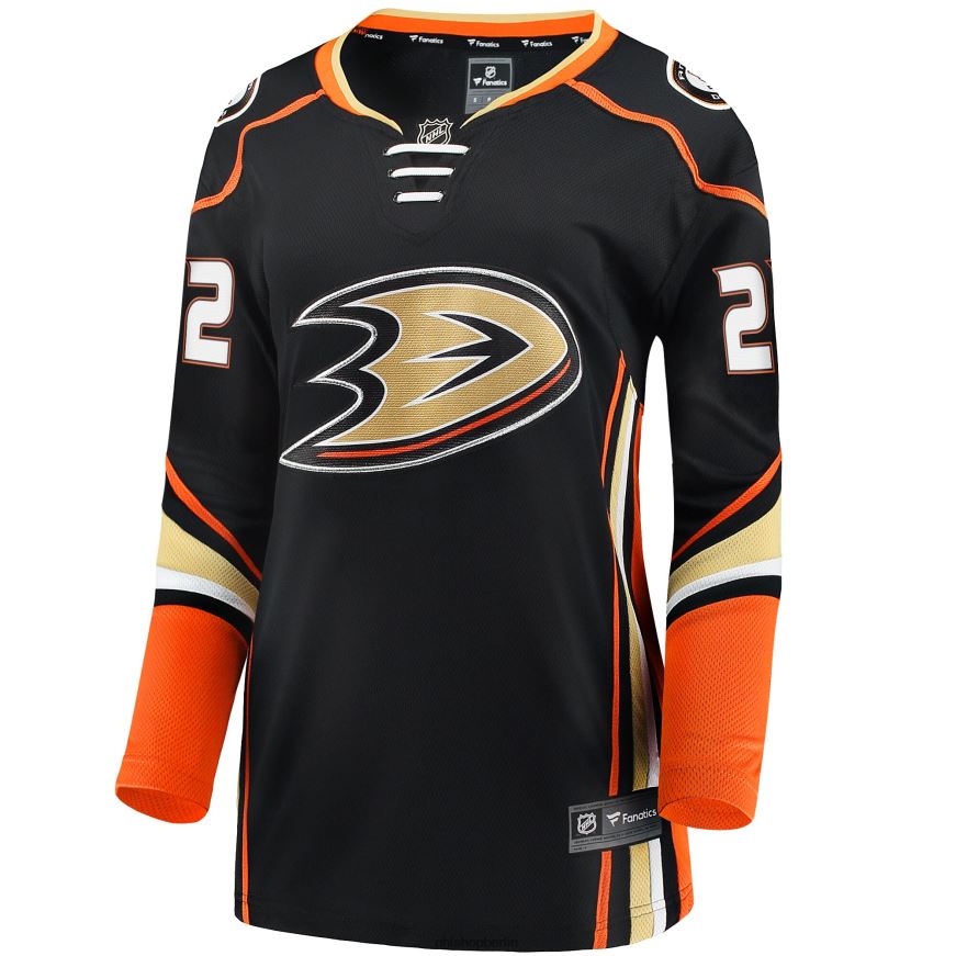 Frauen NHL Schwarzes Breakaway-Heimtrikot der Anaheim Ducks mit Fanatics-Logo von Kevin Shattenkirk Kleidung BF680T2135