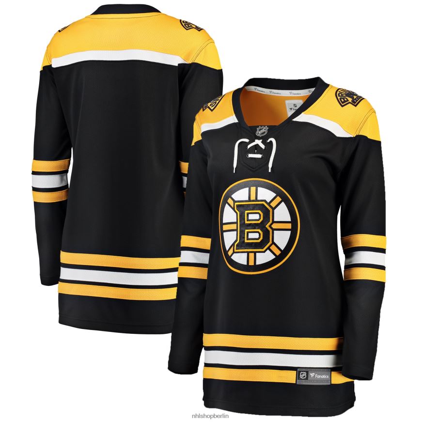 Frauen NHL Schwarzes Breakaway-Heimtrikot mit Fanatics-Logo der Boston Bruins Kleidung BF680T172