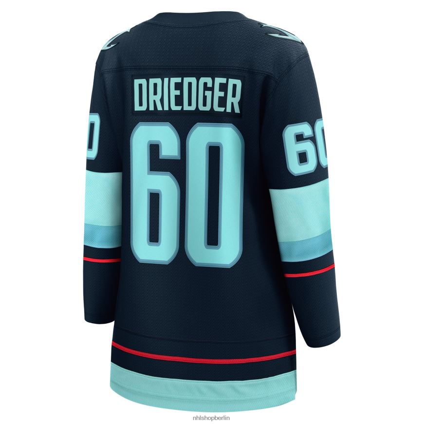 Frauen NHL Seattle Kraken Chris Dryger Fanatics Branded Deep Sea Blue Home Breakaway-Spielertrikot Kleidung BF680T2170