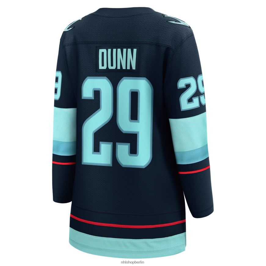 Frauen NHL Seattle Kraken Vince Dunn Fanatics Branded Deep Sea Blue Breakaway-Heimtrikot Kleidung BF680T361