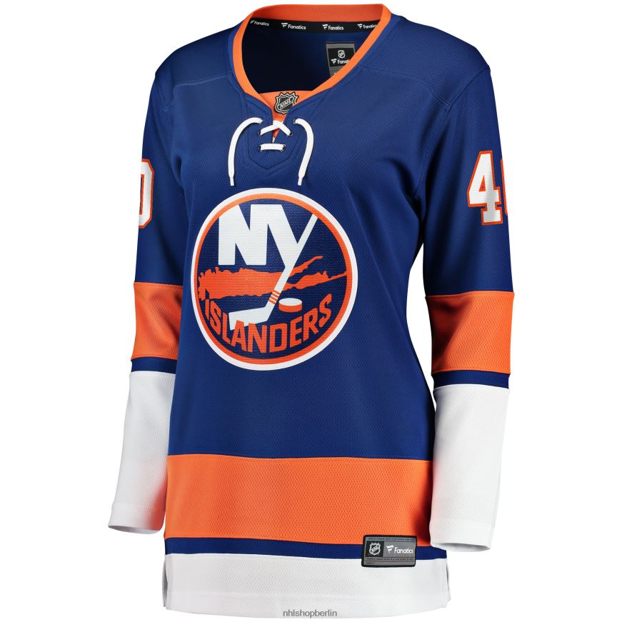 Frauen NHL Semyon Varlamov Fanatics-Heimtrikot der New York Islanders mit Royal-Logo Kleidung BF680T2336