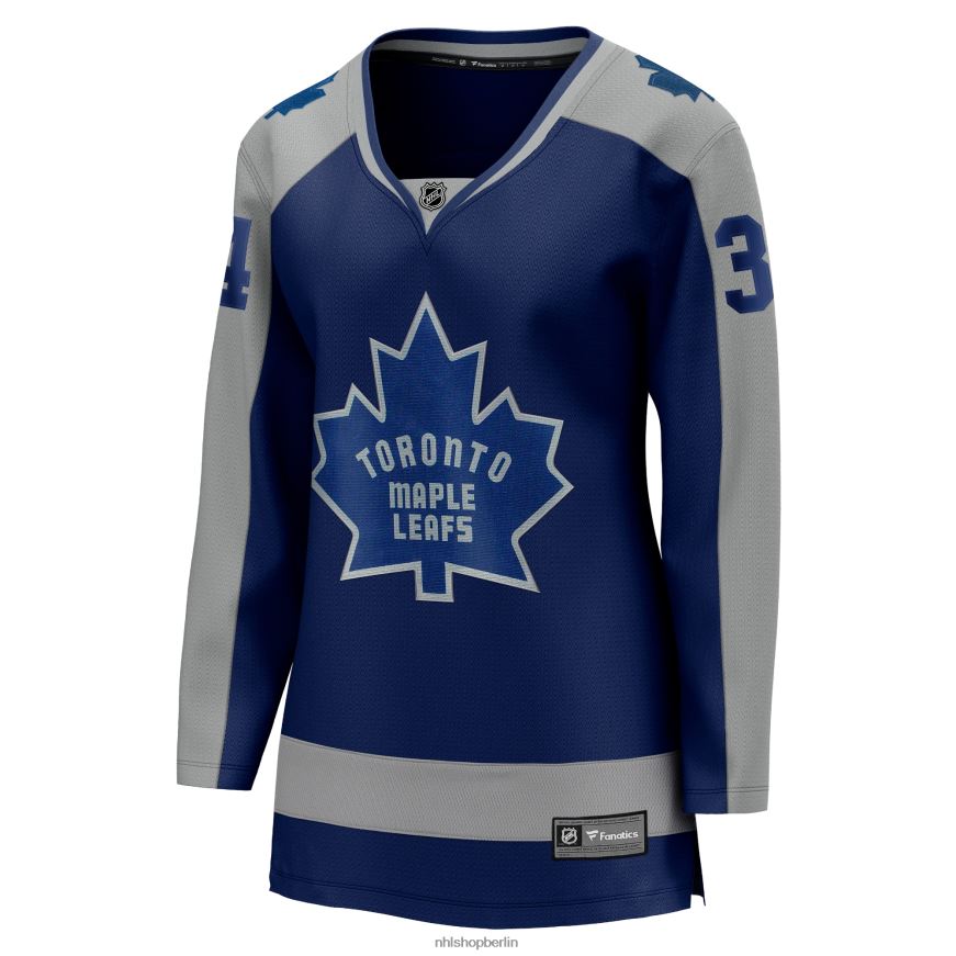 Frauen NHL Toronto Maple Leafs Auston Matthews Fanatics Branded Royal 2020/21 Sonderedition Breakaway-Spielertrikot Kleidung BF680T2443