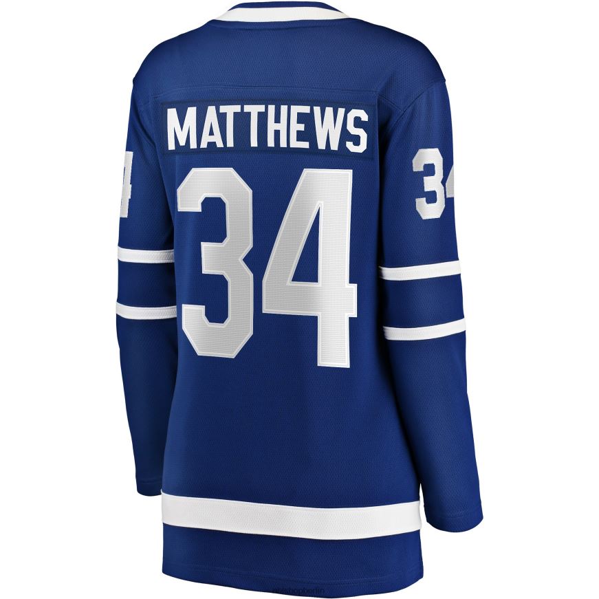 Frauen NHL Toronto Maple Leafs Auston Matthews Fanatics Branded Royal Home Breakaway-Spielertrikot Kleidung BF680T1196