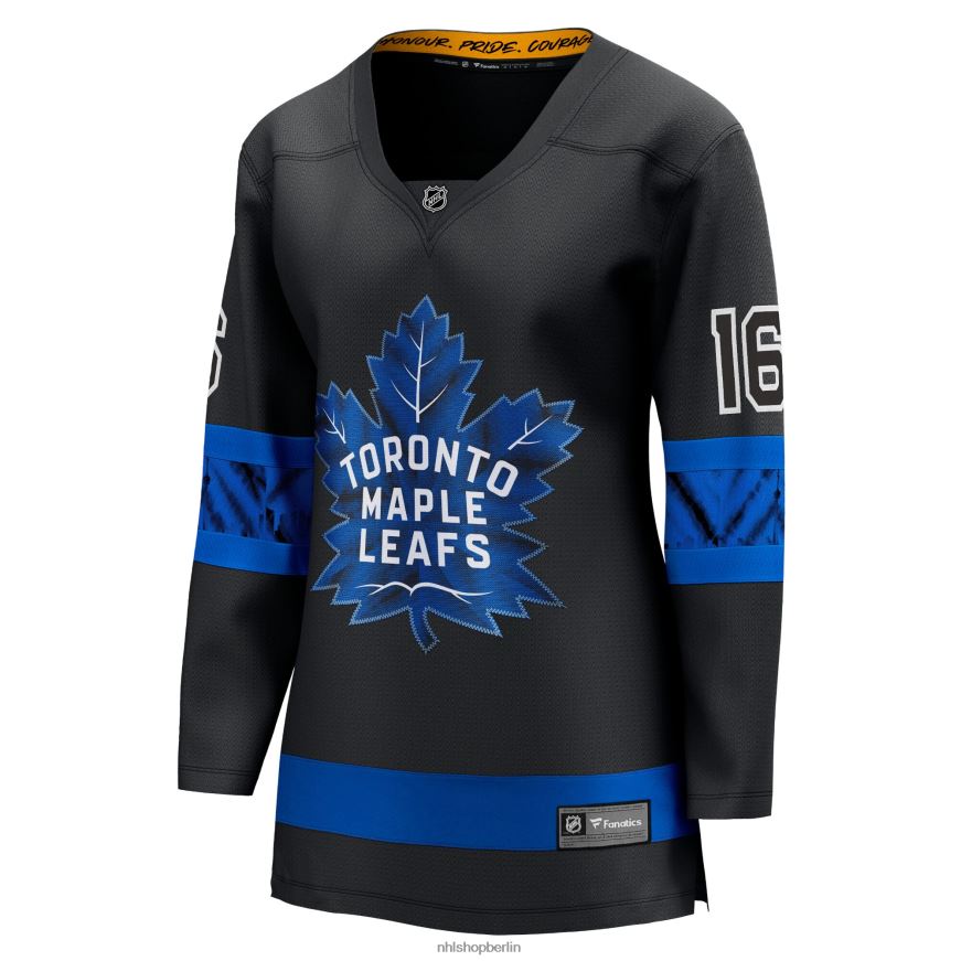 Frauen NHL Toronto Maple Leafs Mitchell Marner Fanatics gebrandetes schwarzes Alternative Premier Breakaway Wende-Spielertrikot Kleidung BF680T847