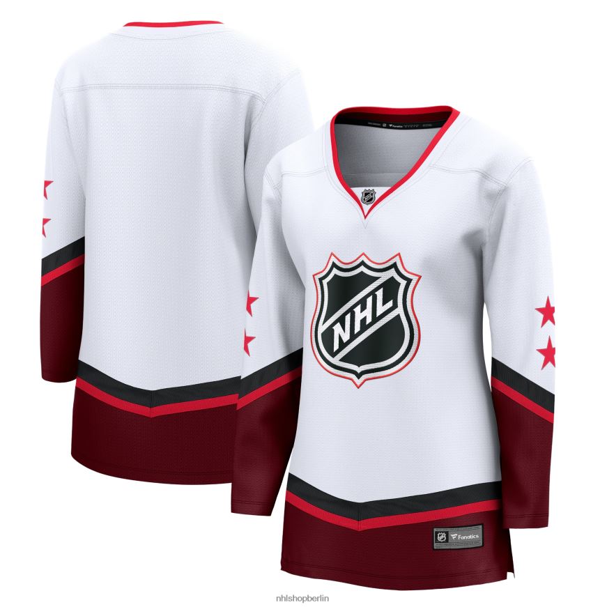 Frauen NHL Weißes All-Star Game Eastern Conference Breakaway-Trikot 2022 mit Fanatics-Logo Kleidung BF680T2446