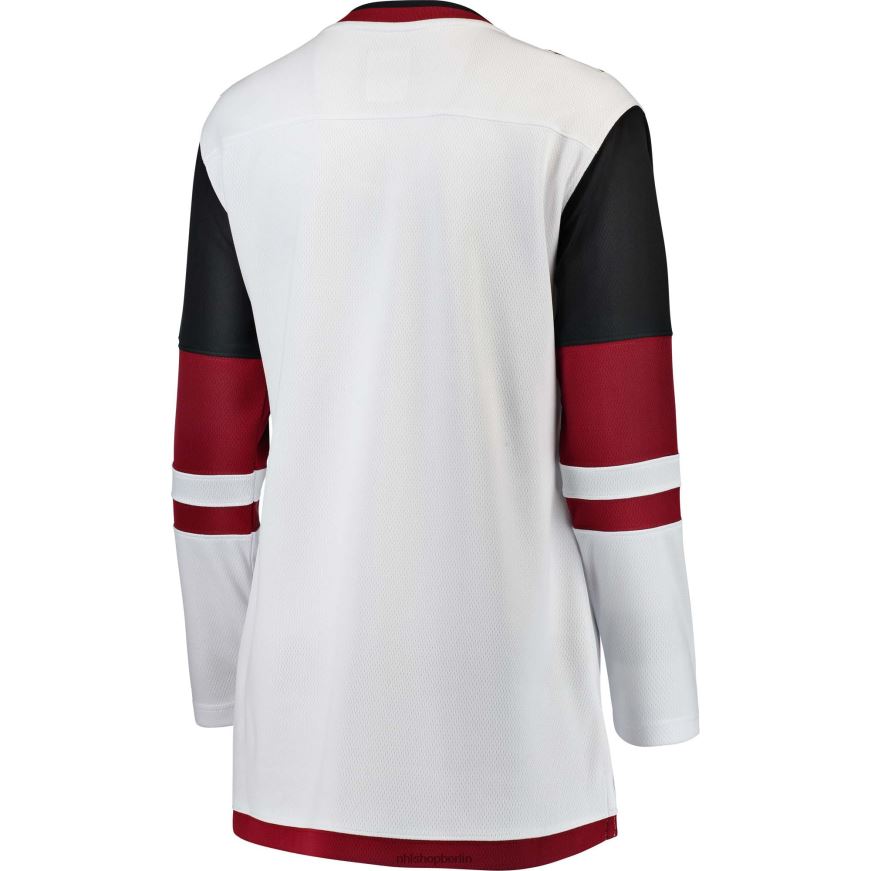 Frauen NHL Weißes Breakaway-Auswärtstrikot mit Fanatics-Logo der Arizona Coyotes Kleidung BF680T1715