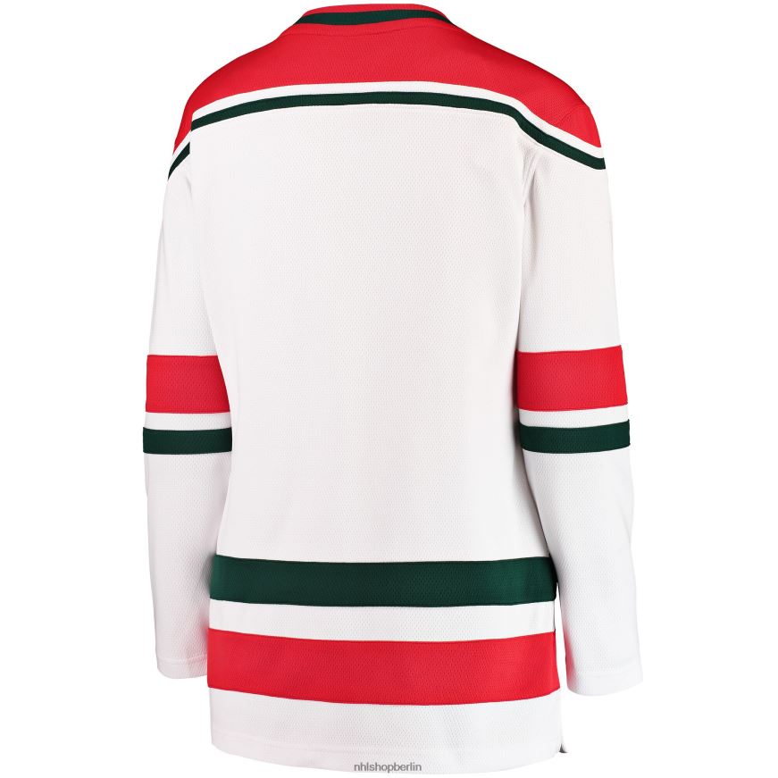 Frauen NHL Weißes Heritage Premier Breakaway-Trikot der New Jersey Devils Fanatics 2022/23 Kleidung BF680T1082