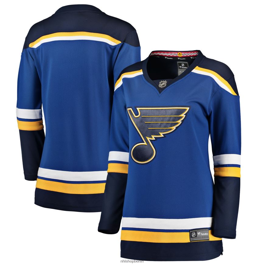 Frauen NHL st Blaues Breakaway-Heimtrikot mit Louis Blues Fanatics-Logo Kleidung BF680T482