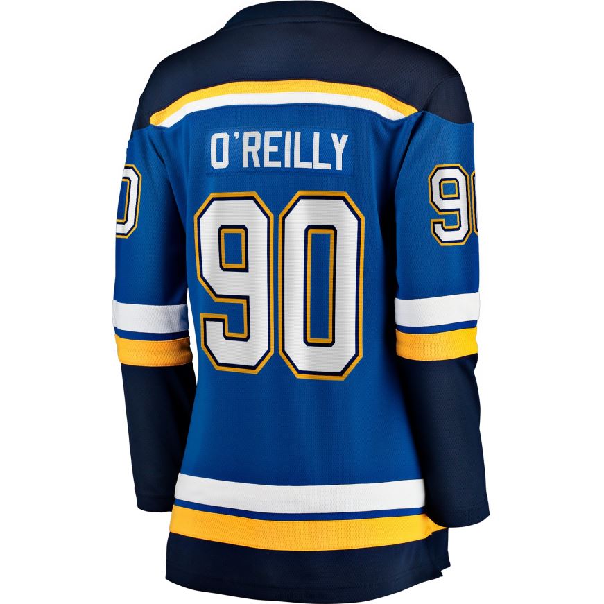 Frauen NHL st Blaues Heimtrikot für Premier-Breakaway-Spieler mit der Marke „Louis Blues“ Ryan O\Reilly Fanatics Kleidung BF680T347