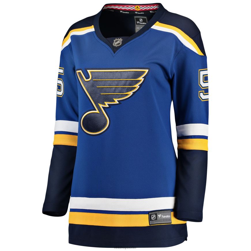 Frauen NHL st Blaues Home-Premier-Breakaway-Spielertrikot mit Louis Blues Colton Parayko Fanatics-Logo Kleidung BF680T1297