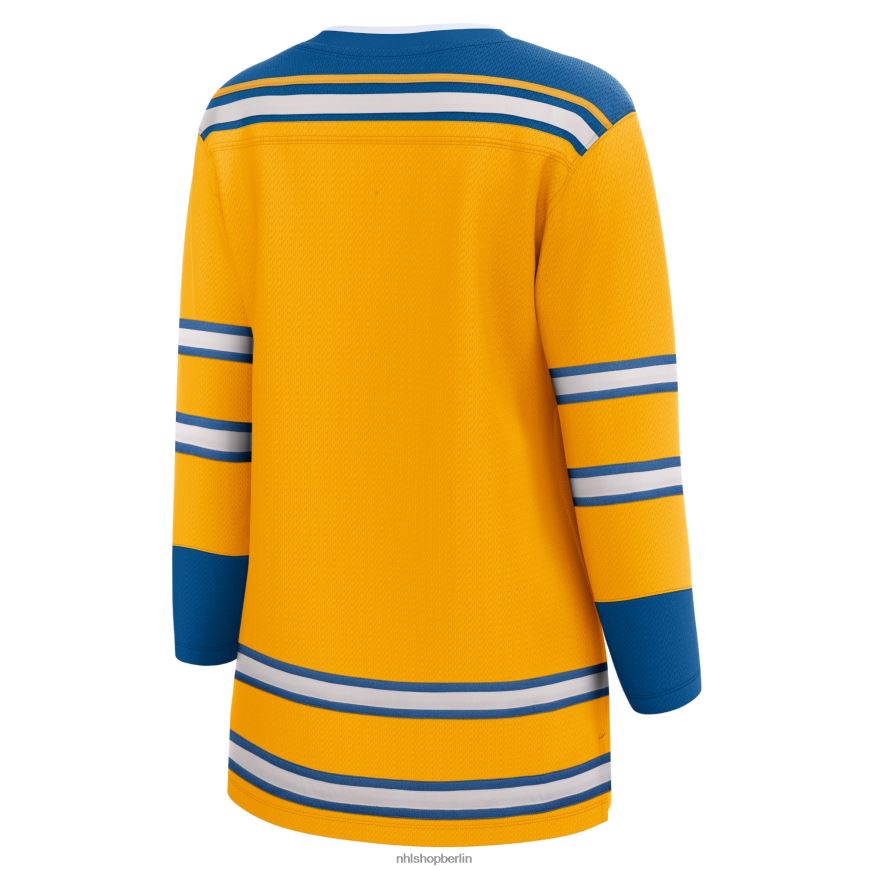 Frauen NHL st Gelbes Special Edition 20 Breakaway Blanko-Trikot der Louis Blues Fanatics Kleidung BF680T1022