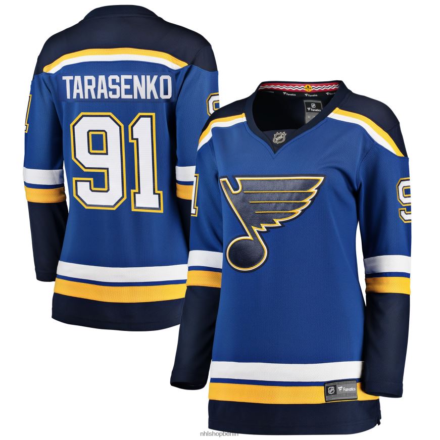 Frauen NHL st Louis Blues Vladimir Tarasenko Fanatics Branded Royal Home Breakaway-Spielertrikot Kleidung BF680T1171