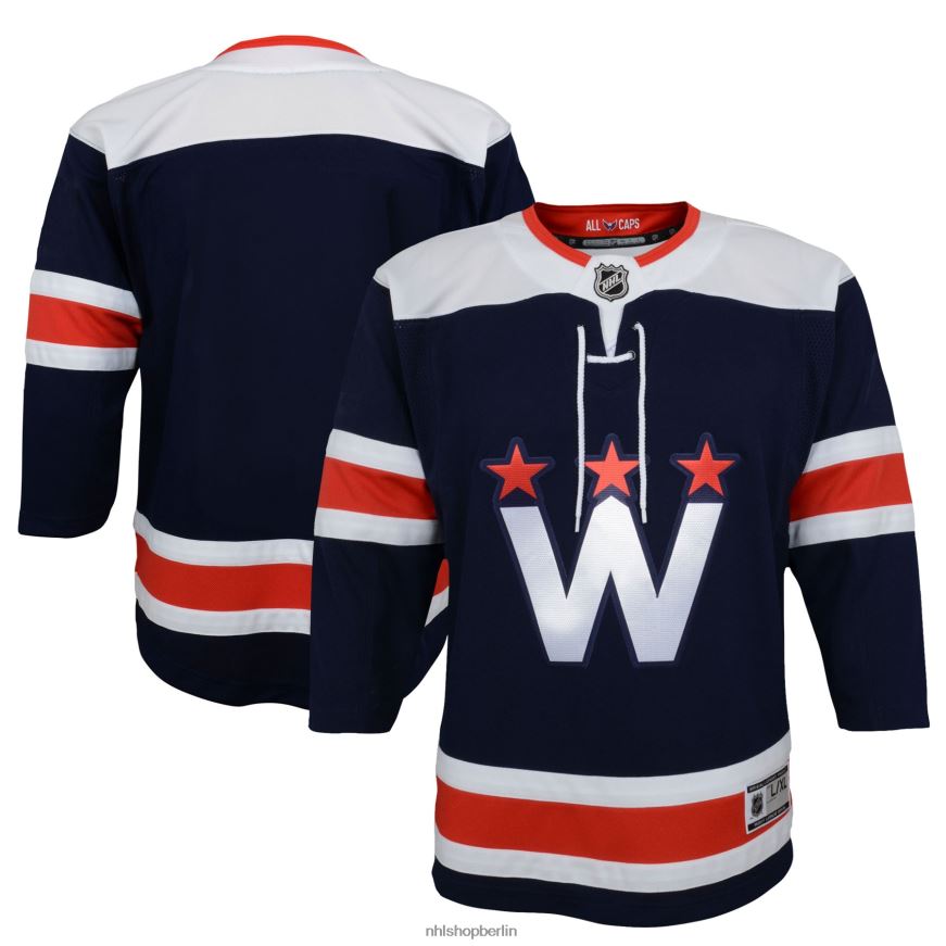 Jugend NHL Alternative Premier-Trikots der Saison 2020/21 der Washington Capitals Navy Kleidung BF680T1568