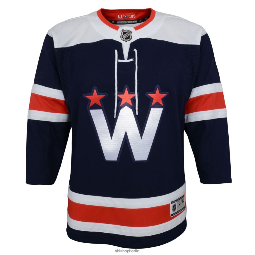 Jugend NHL Alternative Premier-Trikots der Saison 2020/21 der Washington Capitals Navy Kleidung BF680T1568