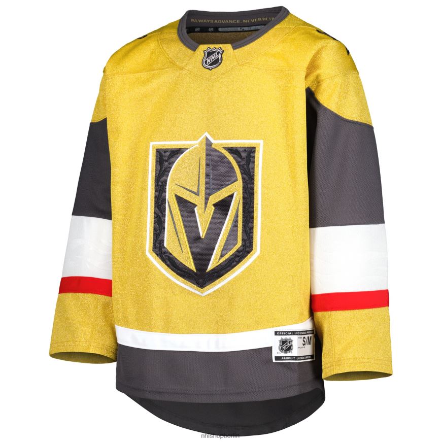 Jugend NHL Alternatives Premier-Trikot der Vegas Golden Knights Gold 2021/22 Kleidung BF680T252