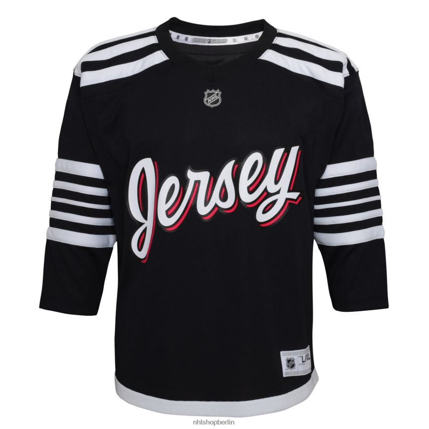 Jugend NHL Alternatives Replica-Trikot der New Jersey Devils in Schwarz 2021/22 Kleidung BF680T239