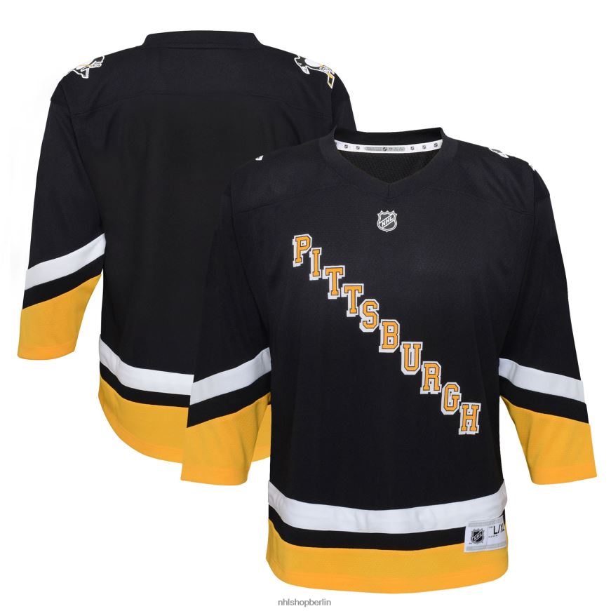 Jugend NHL Alternatives Replica-Trikot der Pittsburgh Penguins 2021/22 in Schwarz Kleidung BF680T727