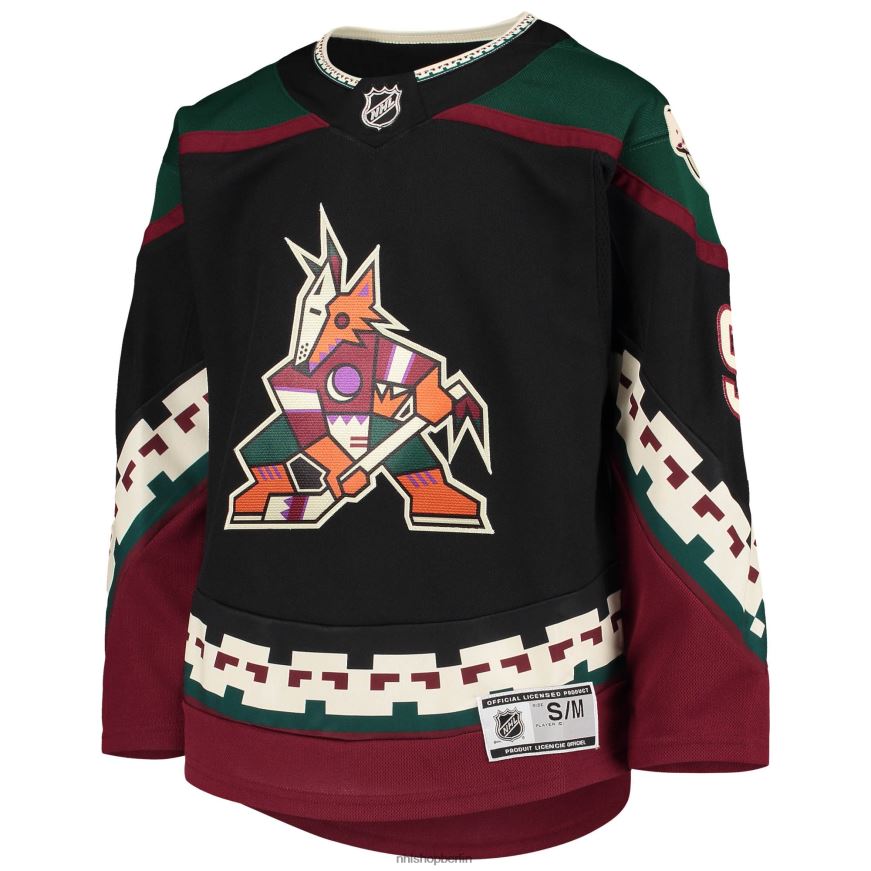 Jugend NHL Arizona Coyotes Clayton Keller Schwarzes Home-Premier-Spieler-Trikot Kleidung BF680T737