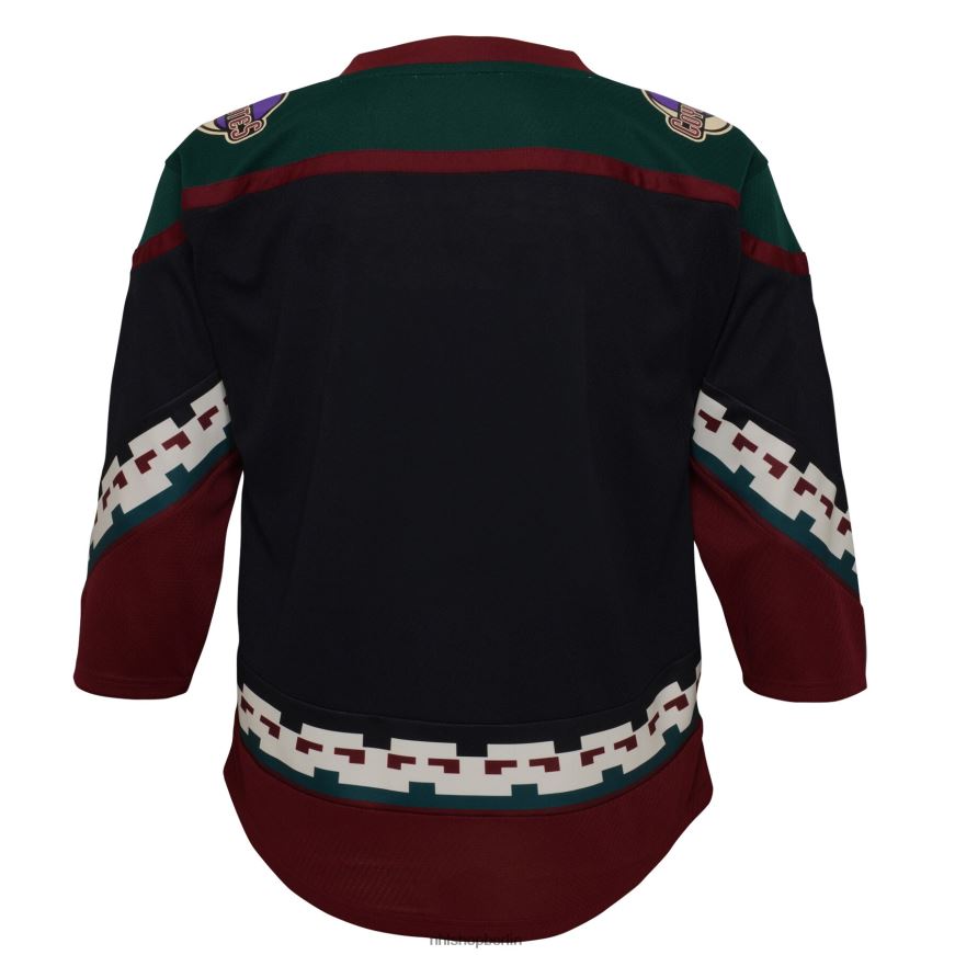 Jugend NHL Arizona Coyotes Heimtrikot 2021/22 in Schwarz Kleidung BF680T2437