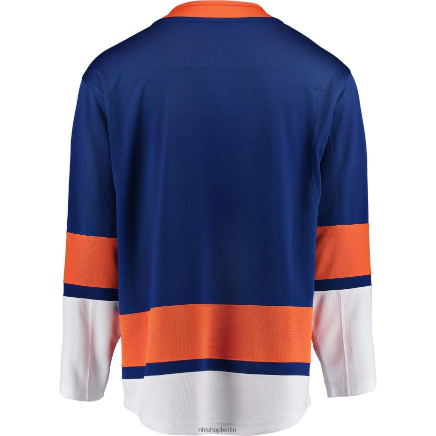 Jugend NHL Blaues Breakaway-Heimtrikot der New York Islanders mit Fanatics-Logo Kleidung BF680T702