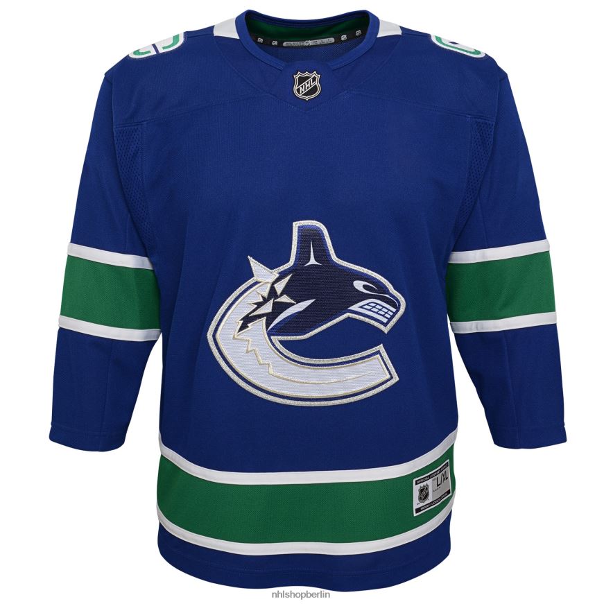 Jugend NHL Blaues Premier-Trikot der Vancouver Canucks Kleidung BF680T1452