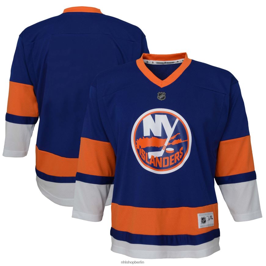 Jugend NHL Blaues Replika-Heimtrikot der New York Islanders im Vorschulalter Kleidung BF680T967