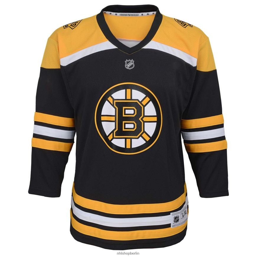 Jugend NHL Boston Bruins schwarzes Replika-Heimtrikot nach Maß Kleidung BF680T69