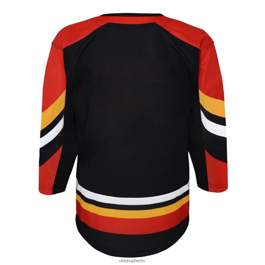 Jugend NHL Calgary Flames Black Special Edition 20 Premier Blanko-Trikot Kleidung BF680T1401