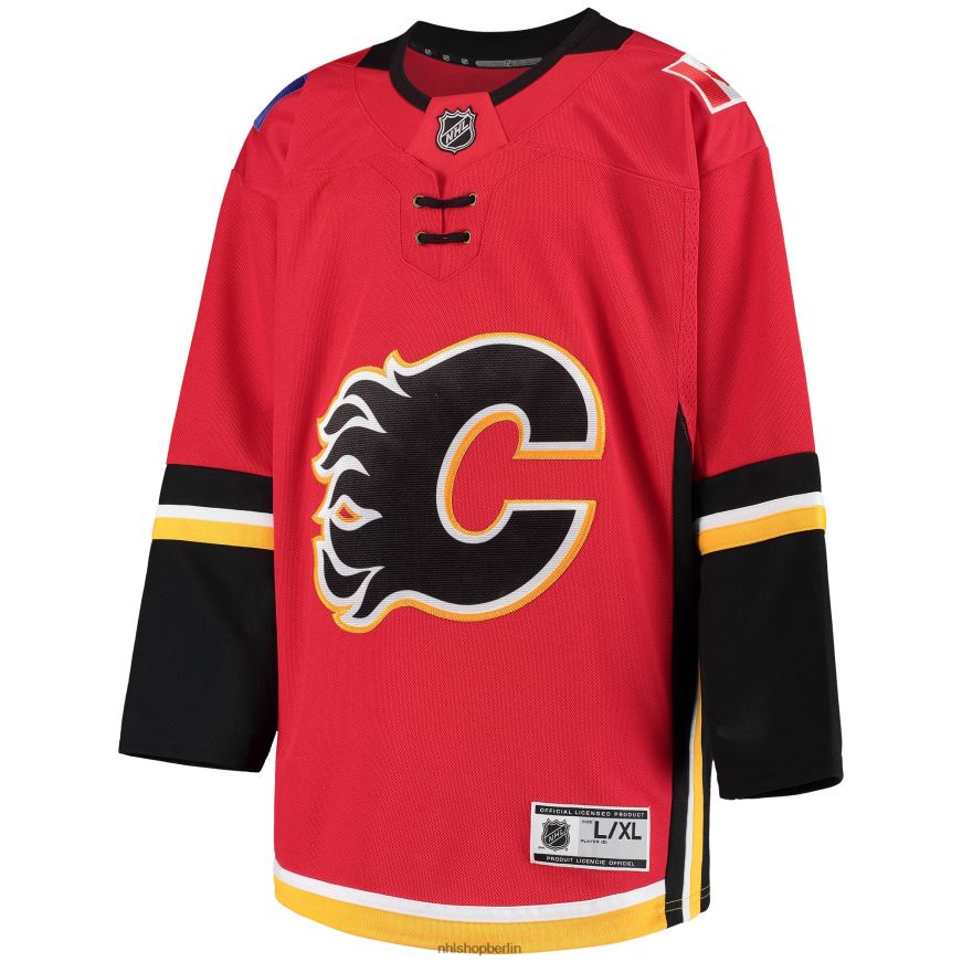 Jugend NHL Calgary Flames Red 2020/21 alternatives Premier-Trikot Kleidung BF680T1559