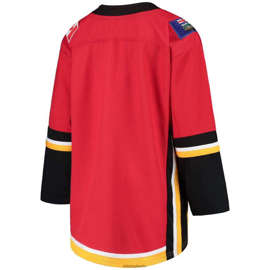 Jugend NHL Calgary Flames Red 2020/21 alternatives Premier-Trikot Kleidung BF680T1559