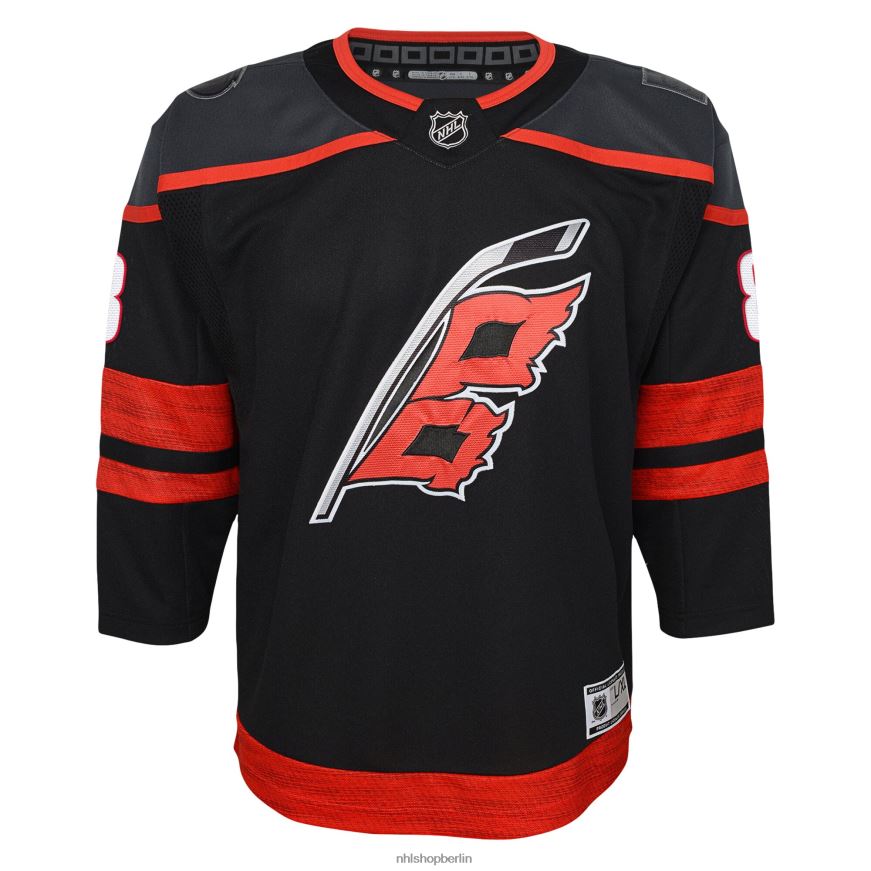 Jugend NHL Carolina Hurricanes Brent Burns schwarzes Premier-Spieler-Trikot 2022/23 Kleidung BF680T856