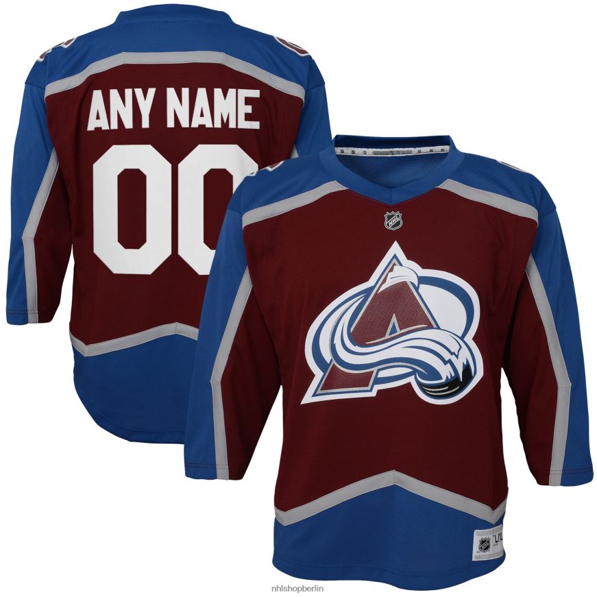 Jugend NHL Colorado Avalanche Burgunder Heimtrikot nach Maß Kleidung BF680T993