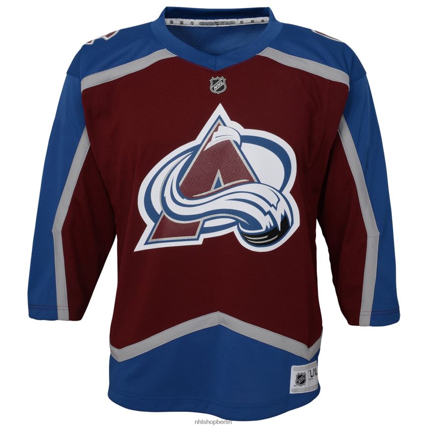 Jugend NHL Colorado Avalanche Burgundy Home Blank Replica-Trikot Kleidung BF680T1179