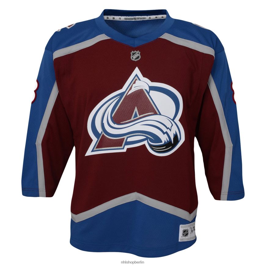 Jugend NHL Colorado Avalanche Cale Makar Burgunder Heim-Replika-Spielertrikot Kleidung BF680T246