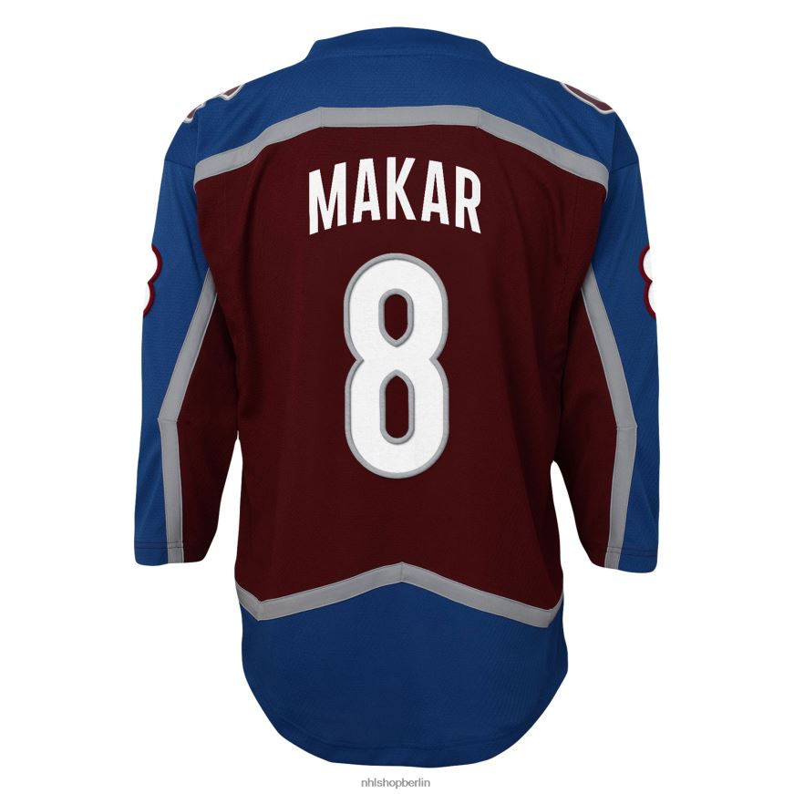 Jugend NHL Colorado Avalanche Cale Makar Burgunder Heim-Replika-Spielertrikot Kleidung BF680T246