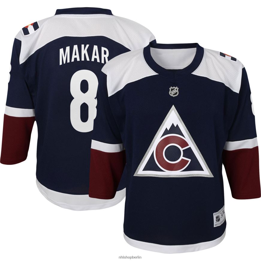 Jugend NHL Colorado Avalanche Cale Makar Navy Replik-Spielertrikot Kleidung BF680T408