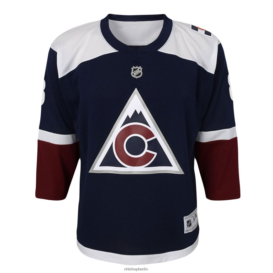 Jugend NHL Colorado Avalanche Cale Makar Navy Replik-Spielertrikot Kleidung BF680T408