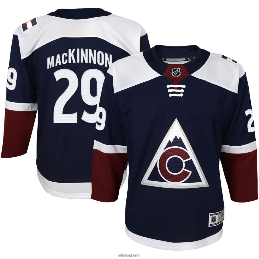 Jugend NHL Colorado Avalanche Nathan Mackinnon Navy alternatives Premier-Spieler-Trikot Kleidung BF680T544