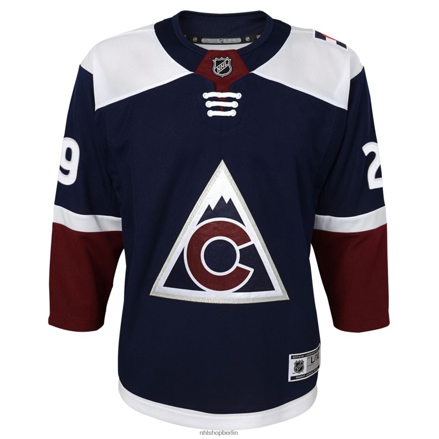 Jugend NHL Colorado Avalanche Nathan Mackinnon Navy alternatives Premier-Spieler-Trikot Kleidung BF680T544