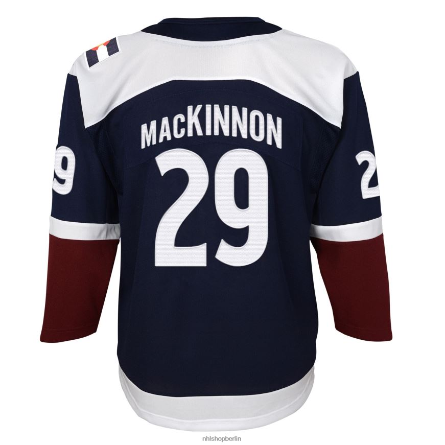 Jugend NHL Colorado Avalanche Nathan Mackinnon Navy alternatives Premier-Spieler-Trikot Kleidung BF680T544