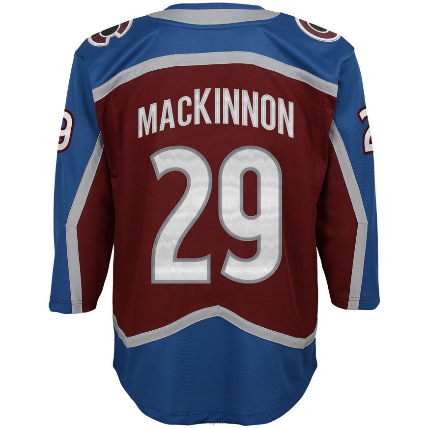 Jugend NHL Colorado Avalanche Nathan Mackinnon Premier-Spieler-Trikot in Burgund Kleidung BF680T488