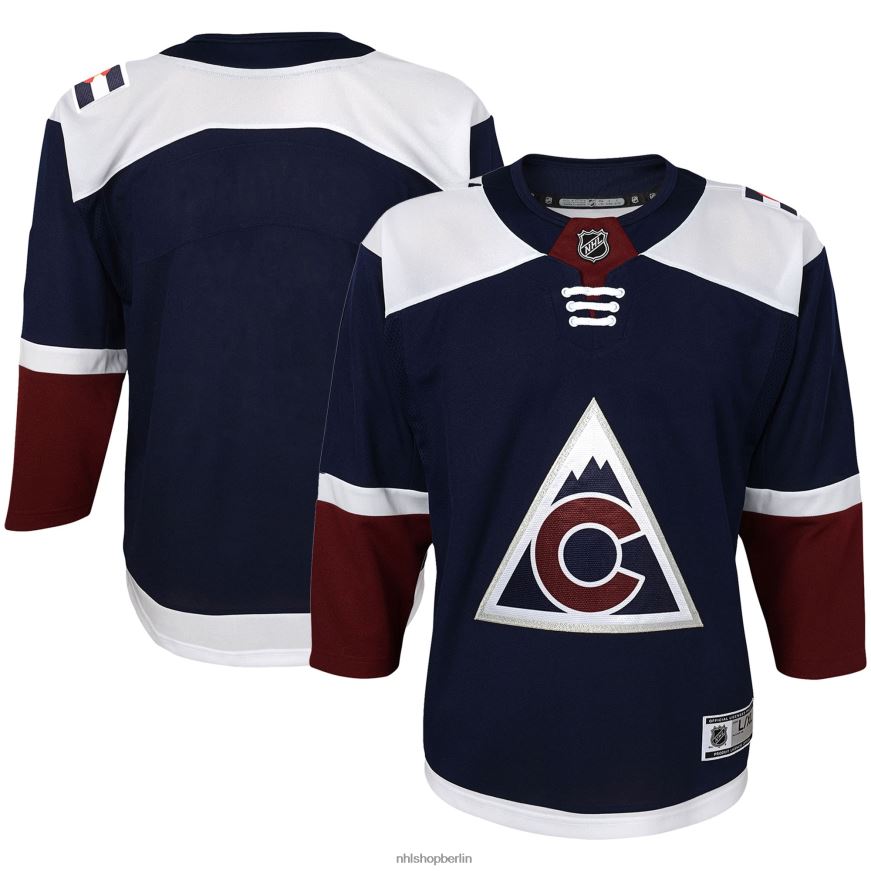 Jugend NHL Colorado Avalanche Navy 2018/19 alternatives Premier-Trikot Kleidung BF680T672