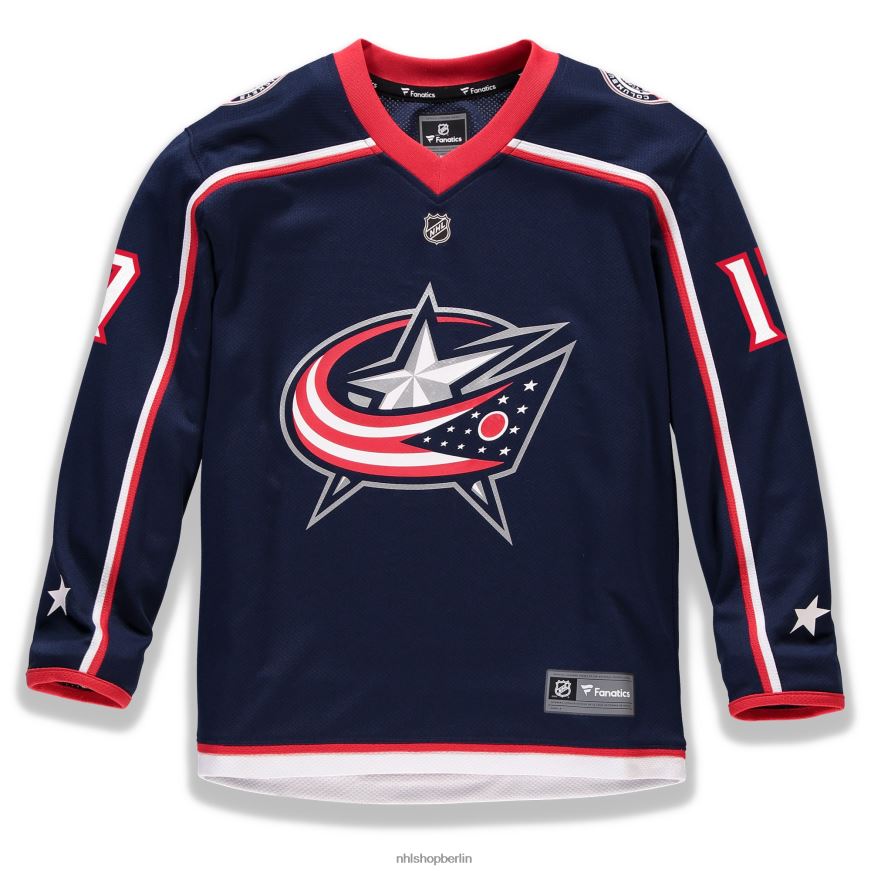 Jugend NHL Columbia Blue Jackets Brandon Dubinsky Fanatics Branded Navy Replika-Heimtrikot des Spielers Kleidung BF680T938