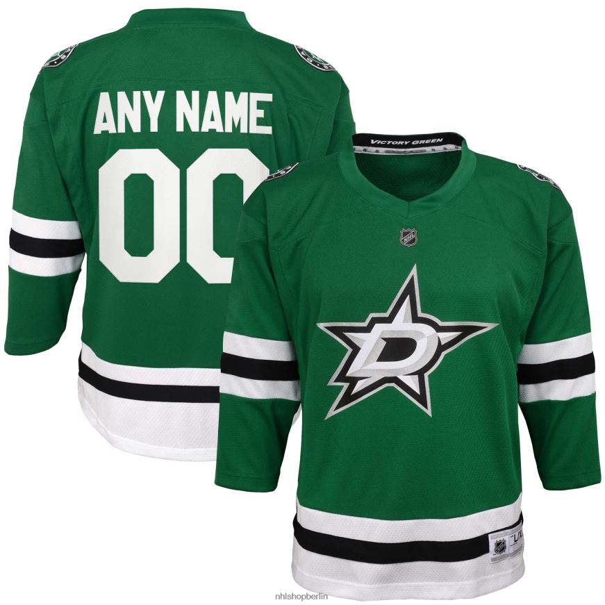 Jugend NHL Dallas Stars Green Home Replika-Trikot nach Maß Kleidung BF680T1043